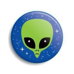 MO-Alien Head (Green) Button