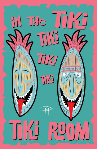 DGM-In The Tiki Room - 11x17