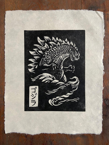 BRR-Godzilla Noir - 9x12