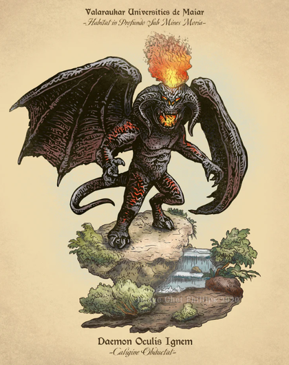 CHA-Balrog Life Form Study - 8x10