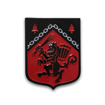 MO-Krampus Rampant Heraldic Shield Enamel Pin