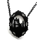 CUR-Whitby Abbey Layered Cameo Necklace