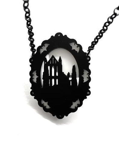 CUR-Whitby Abbey Layered Cameo Necklace