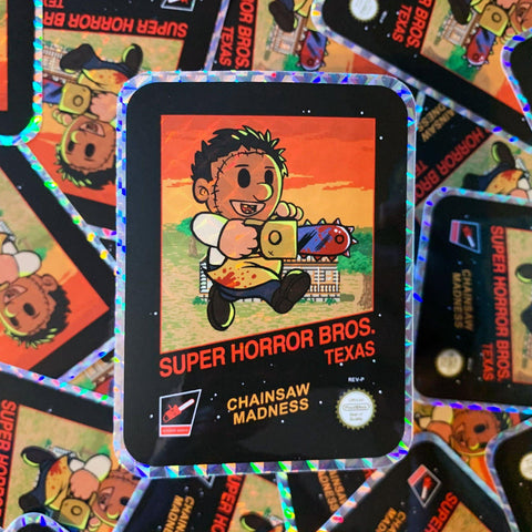 PE-Super Horror Bros Texas Chainsaw Sticker