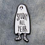 ECT-Spooky All Year Ghost Pin