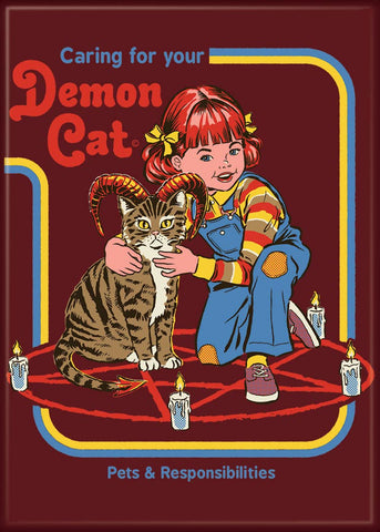 ATB-Steven Rhodes Demon Cat Magnet