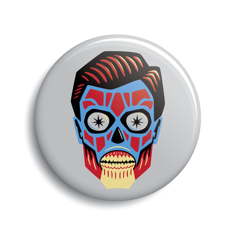 MO-They Live Alien Head Button