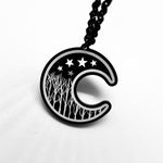 CUR-Winter Moon Necklace - Small