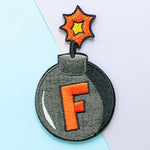 MNM-F Bomb Iron On Embroidered Patch