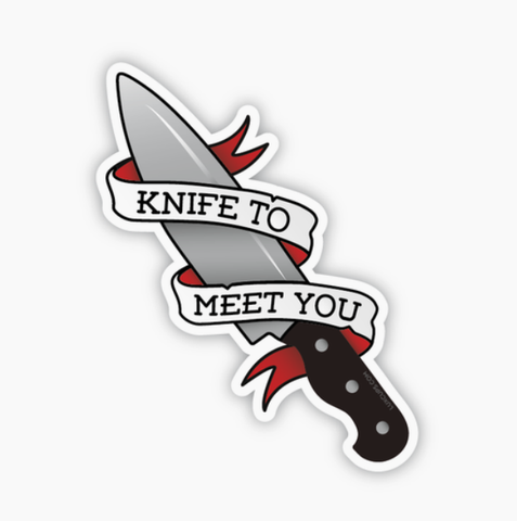 LCC-Knife To Meet You Sticker