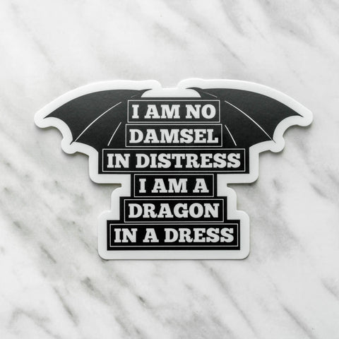MNM-I Am No Damsel in Distress Sticker