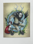 GB-Holiday Krampus (With Red Bag) - 11x14