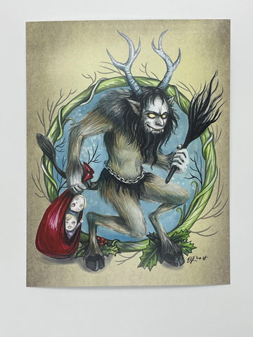 GB-Holiday Krampus (With Red Bag) - 11x14