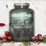 LJOH-I Saw Mommy Decapitating Santa Claus - Zombie Santa - Head in a Jar - Fetid Green