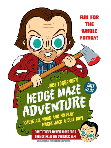 JELKO-"Hedge Maze Adventure" - 12x16