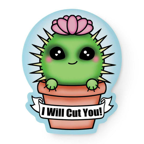 AL-Cut You Cactus Sticker