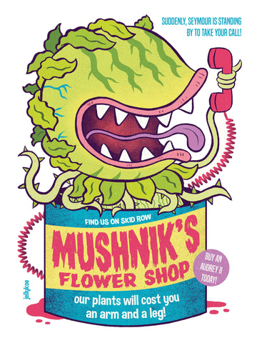 JELKO-"Mushnik's Flower Shop" - 12x16