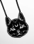 CUR-Witches Cat Necklace