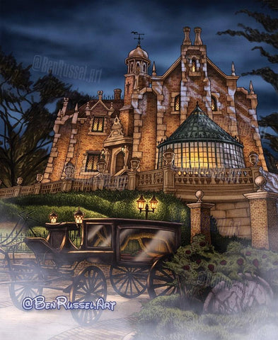BR-Disneyworld's Haunted Mansion - 11x14