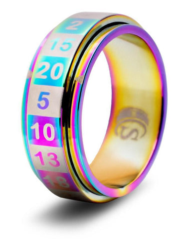 CS-d20 Ring - Rainbow - 8