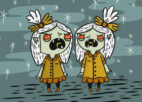LJA-Zombie Twins - 8x10