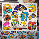 DR-Simpsons Tattoo Flash - 11x14