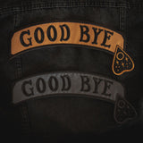 ECT-"Goodbye" Ouija Board Back Patch - Grey
