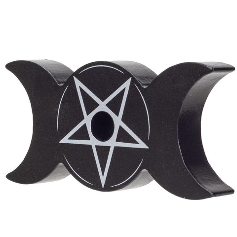 PTC-Triple Moon Spell Candle Holder
