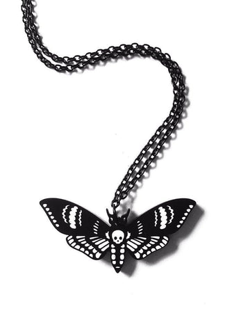 CUR-Deaths Head Moth Necklace - Mini