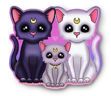 AL-Magical Cat Family Sticker
