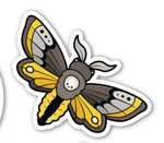 LCC-Moth Sticker