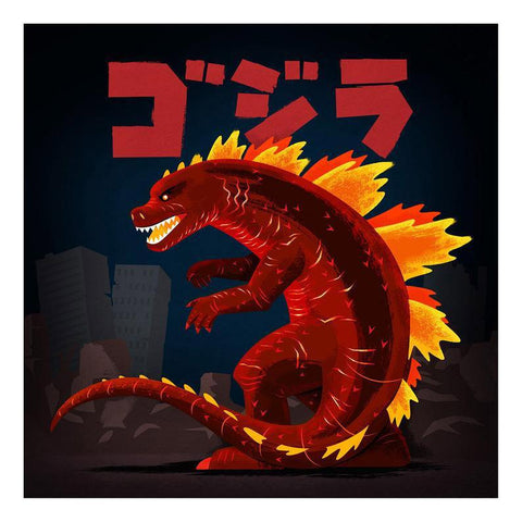 MR-Burning Godzilla - 11x11