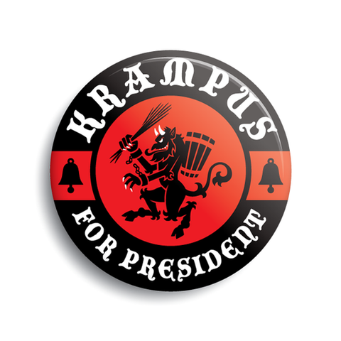 MO-Krampus For President Campaign Button