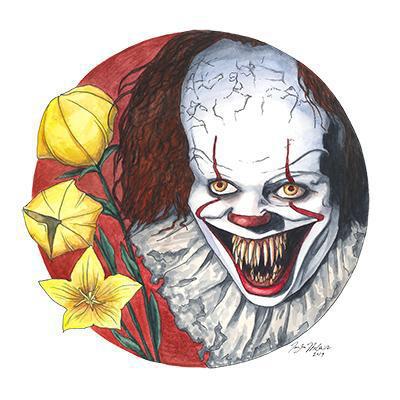 TRA-Pennywise - Flower - 8.5x11