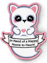 AL-Ghost Cat Sticker