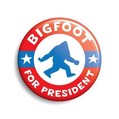 MO-Bigfoot For President Campaign Button