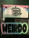 AL-Weirdo Word Sticker