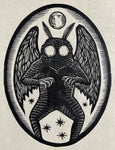 BRR-Mothman Block Print - 16x20 (2023)