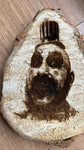 HELLL-Captain Spaulding Woodcut Round Plaque