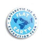 MO-Flat Earth Antarctic Ice Rim Expedition Team Button