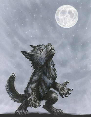 GLA-Werewolf Pup! - 8.5x11