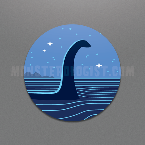 MO-Nessie Circle Sticker