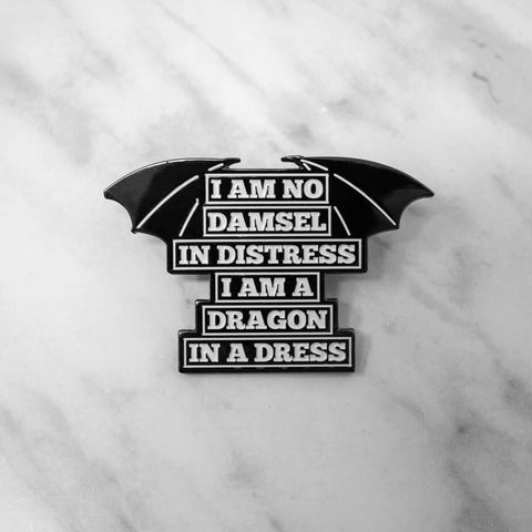 MNM-I Am No Damsel in Distress Pin