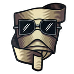 MO-Invisible Man Head Sticker