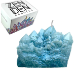ZDC-Spirit Quartz Crystal Candle - Azure