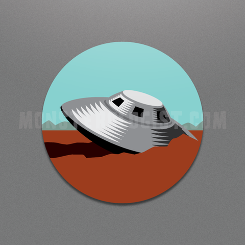 MO-Roswell UFO Crash Circle Sticker