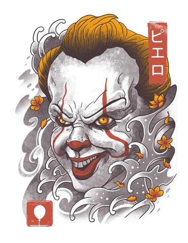 VT-Oni Clown Mask - 8.5x11