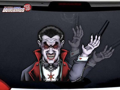 WTS-Dracula Vampire Waving WiperTag