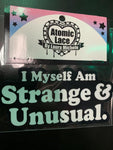 AL-Strange & Unusual Word Sticker