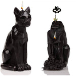 TWS-Cat Skeleton 8" Candle